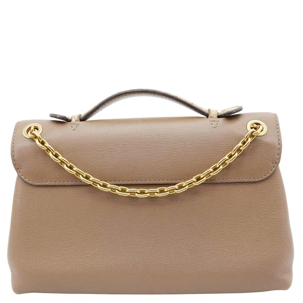 Louis Vuitton  Very Chain Python Calfskin Leather Shoulder Bag Taupe - Picture 3 of 12